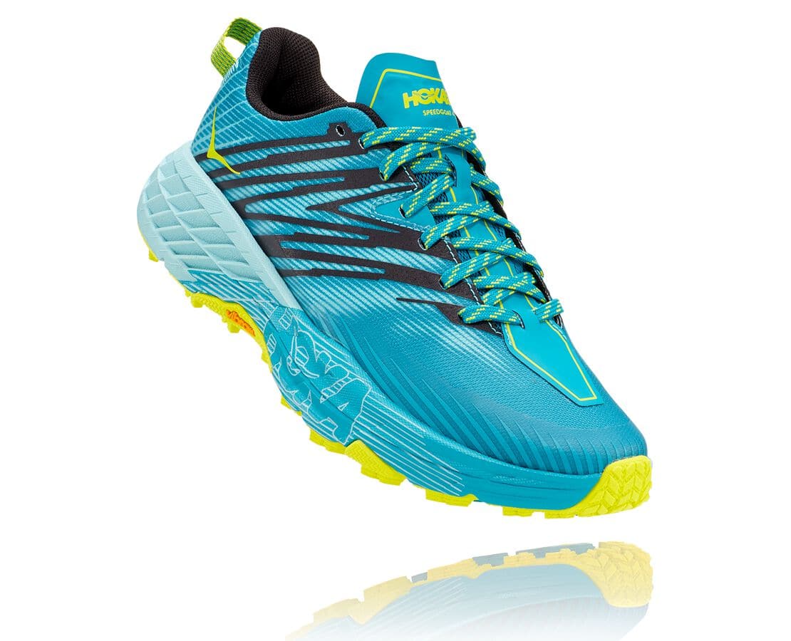 Pantofi Alergare Trail Hoka One One Speedgoat 4 Dama - Turcoaz / Albastri | Romania MJKA08219